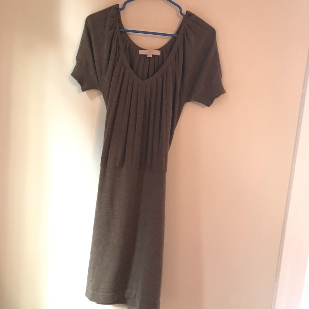 Brown Loft sweater dress - Picture 2 of 4